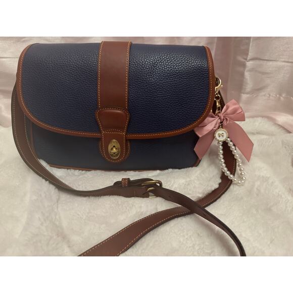 Vintage 1995 Coach 4225 Navy & British Tan Restored to Original Brilliance - Picture 1 of 13